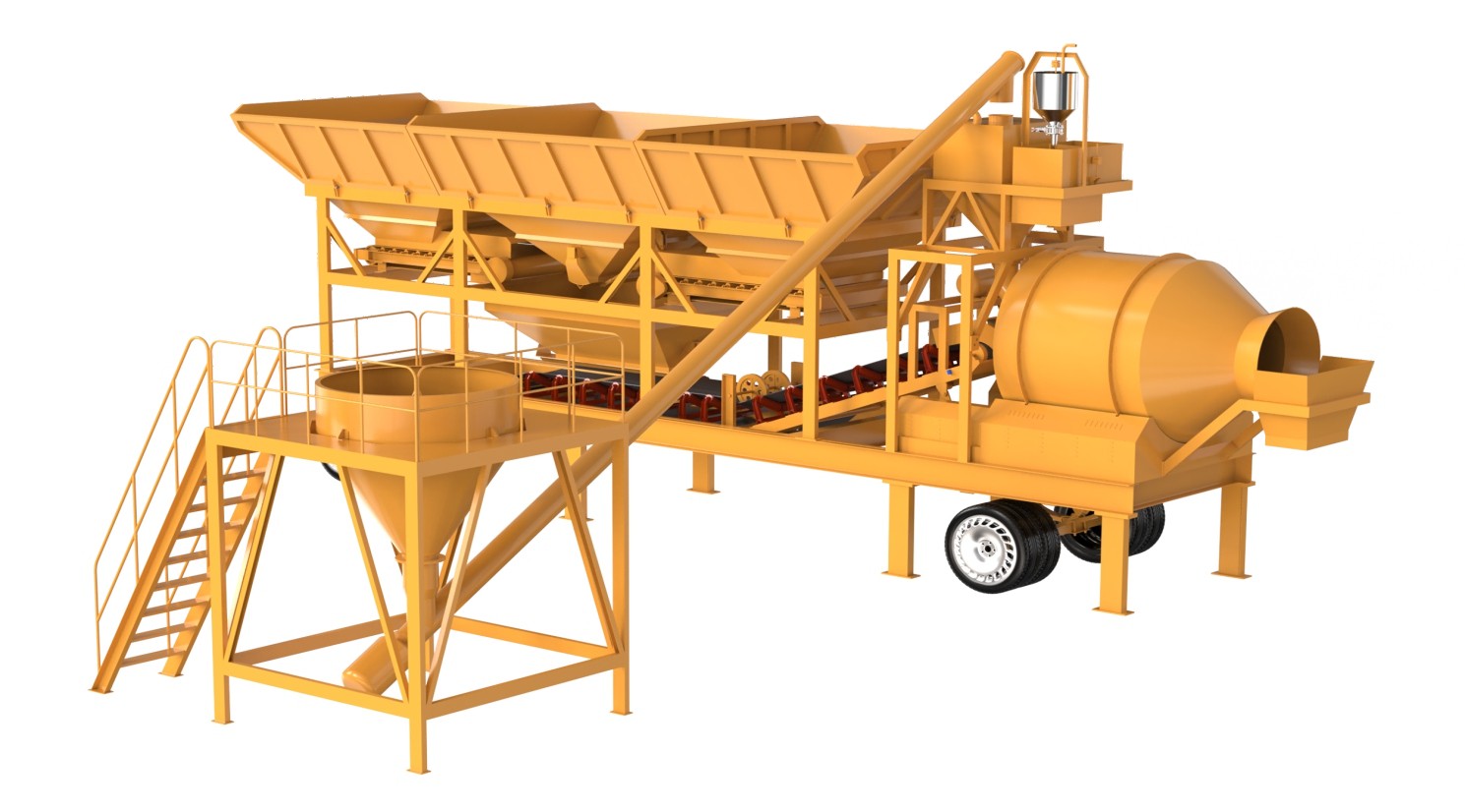 Mobile batching plant